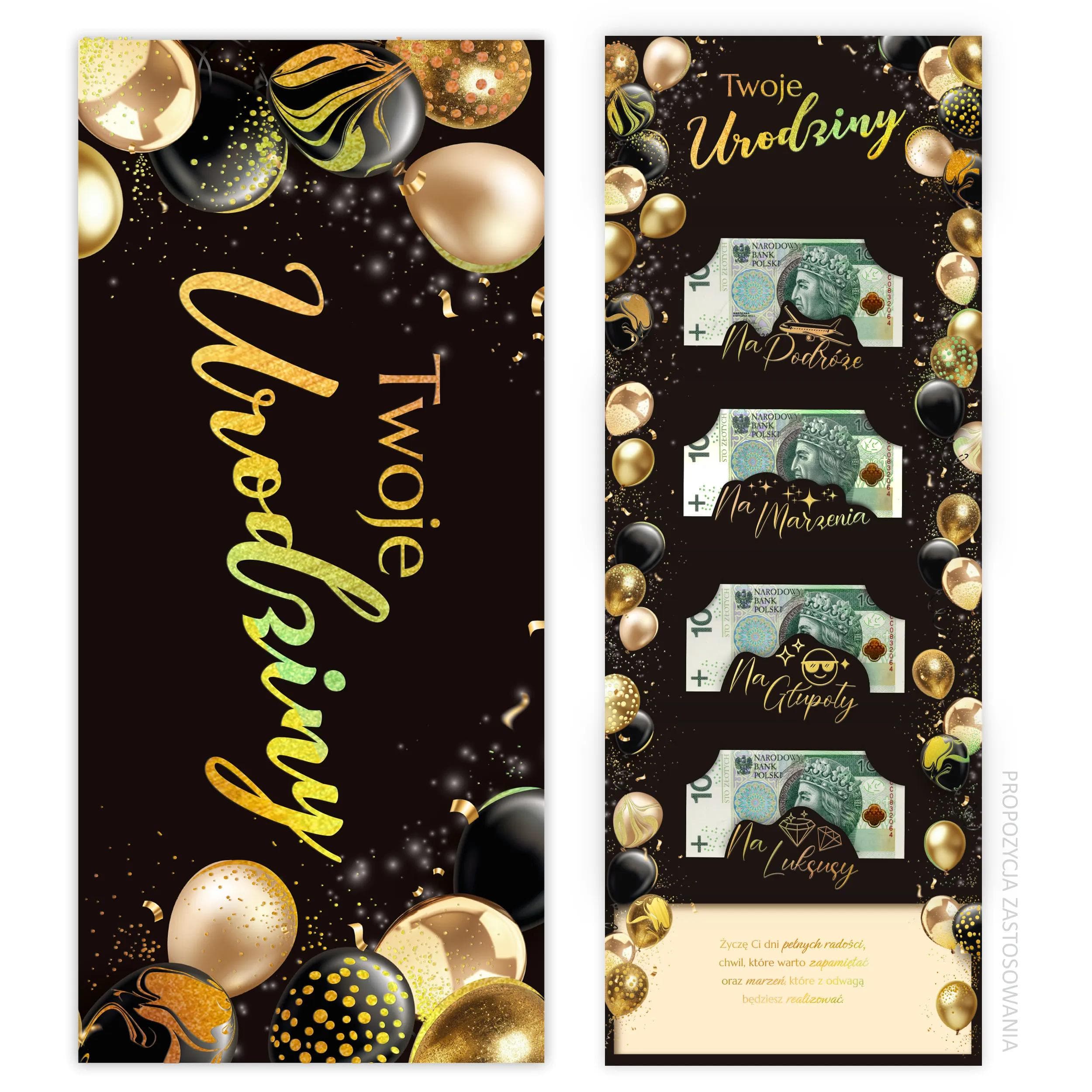 Karnet Premium na banknoty Urodziny - 14