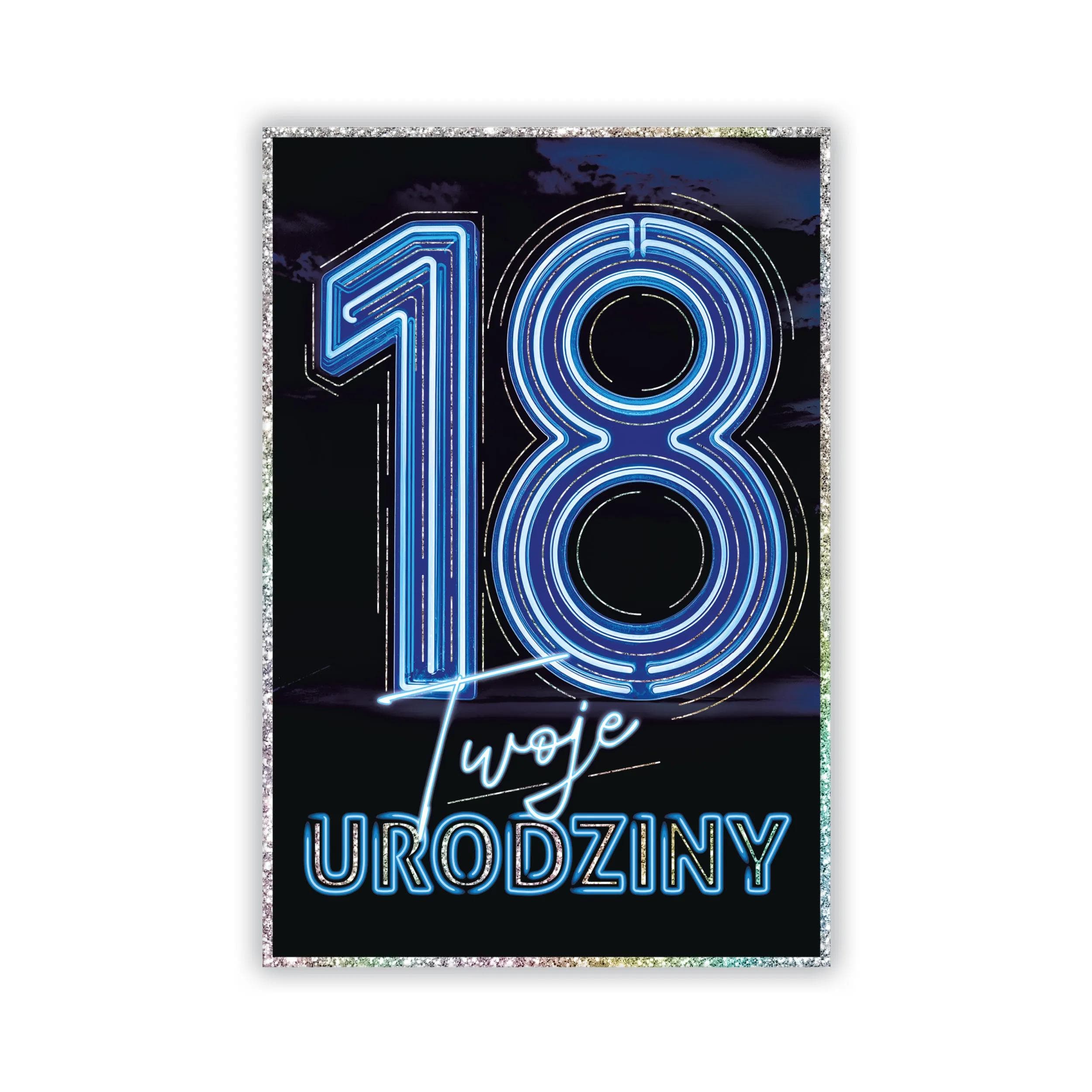 Karnet B6 18 Urodziny 17