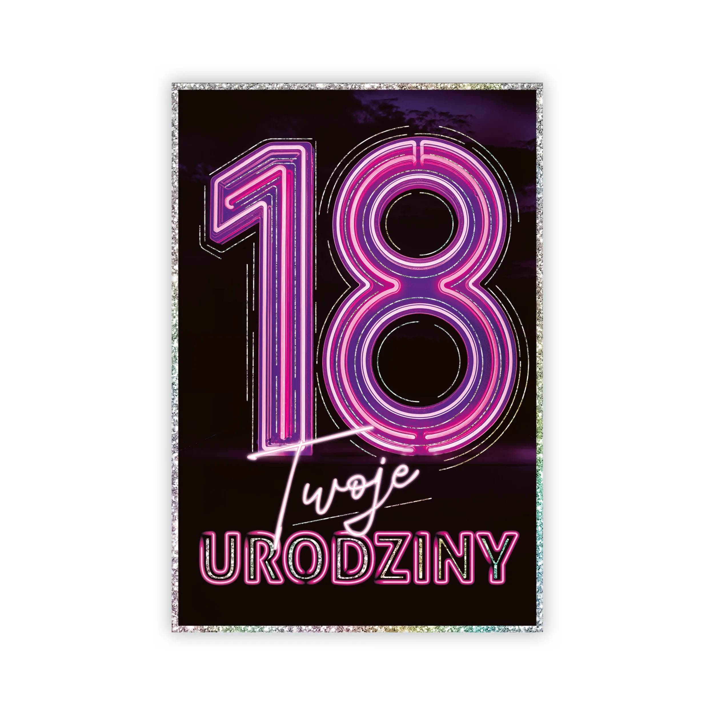Karnet B6 18 Urodziny 18